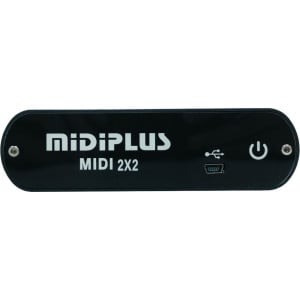MIDIPLUS- MIDI 2x2 Interfejs USB  MIDI przód