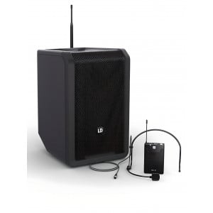 LD Systems ANNY® 8 BPH B6 – Przenośny głośnik Bluetooth PA z mikserem i mikrofonem