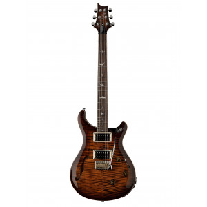 Custom 24 Semi-Hollow Piezo Tiger Burst-front