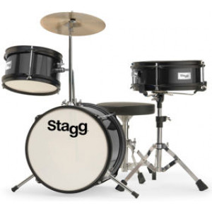 Stagg TIM-J 3/12 BK - Akustyczny zestaw perkusyjny