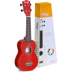 Stagg US-RED - Ukulele sopranowe