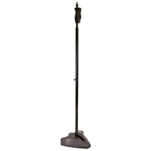 Hamilton KB800M mic stand, black - full stand front view