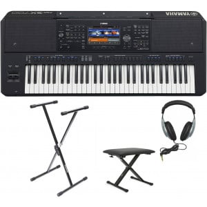 Yamaha PSR-SX700 - keyboard instrument klawiszowy + STATYW + ŁAWA + SŁUCHAWKI