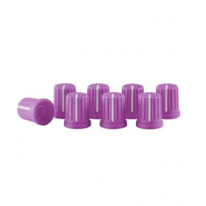 ‌Reloop Knob Cap Set Purple 8 - 8 nakładek na gałki front