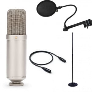 RODE NTK - mikrofon + statyw + Pop filtr + kabel 3m