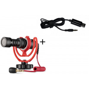 ‌RODE VIDEOMICRO + CKMOVA AC-A35 - zestaw