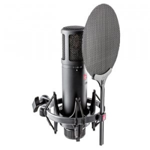 sE Electronics 2200 - Mikrofon pojemnościowy pop filtr