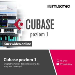 ‌Musoneo - ‌Steinberg Cubase Poziom 1 - Kurs video PL (wersja elektroniczna)
