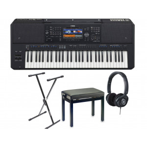 Yamaha PSR-SX700 - keyboard instrument klawiszowy + STATYW + ŁAWA + SŁUCHAWKI