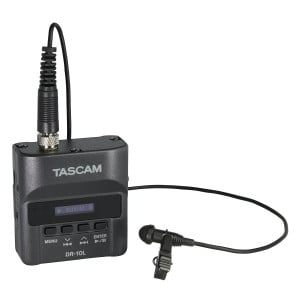 TASCAM DR-10L - Przenośny rejestrator cyfrowy z mikrofonem lavalier
