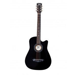 V-TONE AG ONE BK - acoustic guitar black front