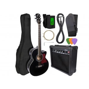 V-TONE EAG SET BK - Electro-acoustic guitar and guitar amplifier zestaw