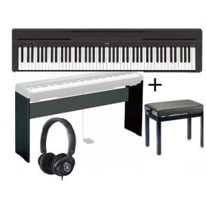 YAMAHA P-45 + STATYW L-85 B + ŁAWKA + YAMAHA HPH-150