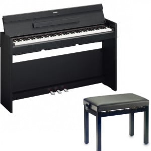 ‌Yamaha YDP-S35 B + ława - pianino cyfrowe,  czarne + ława