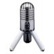 Samson Meteor Mic - pojemnościowy mikrofon,  kardioida, 16-bit, 44.1/48kH, gniazdo słuchawkowe mini jack3.5 mm, kabel usb, pokrowiec