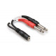 HOSA YMP-434 Stereo Breakout, TRSf 3.5mm - 2 x TS 6.35mm