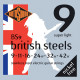Rotosound British Steels (stalowe) BS9 - struny do gitary elektrycznej