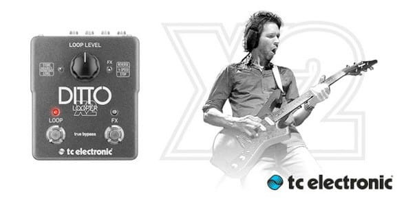 TC Electronic Ditto X2 Looper – Guitar Looper 5 Min, FX, USB