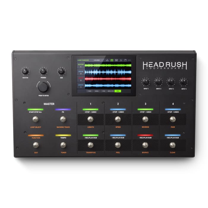 【高性能ルーパー】HEADRUSH Looperboard HEADRUSH新製品、夢のルーパーペダル”Looperboard”登場