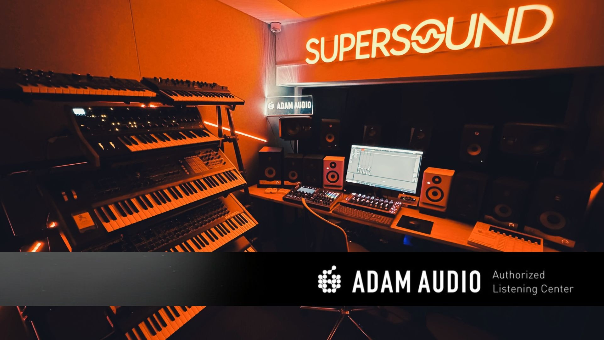 Studio odsłuchowe Supersound autoryzowanym centrum odsłuchowym ADAM Audio!