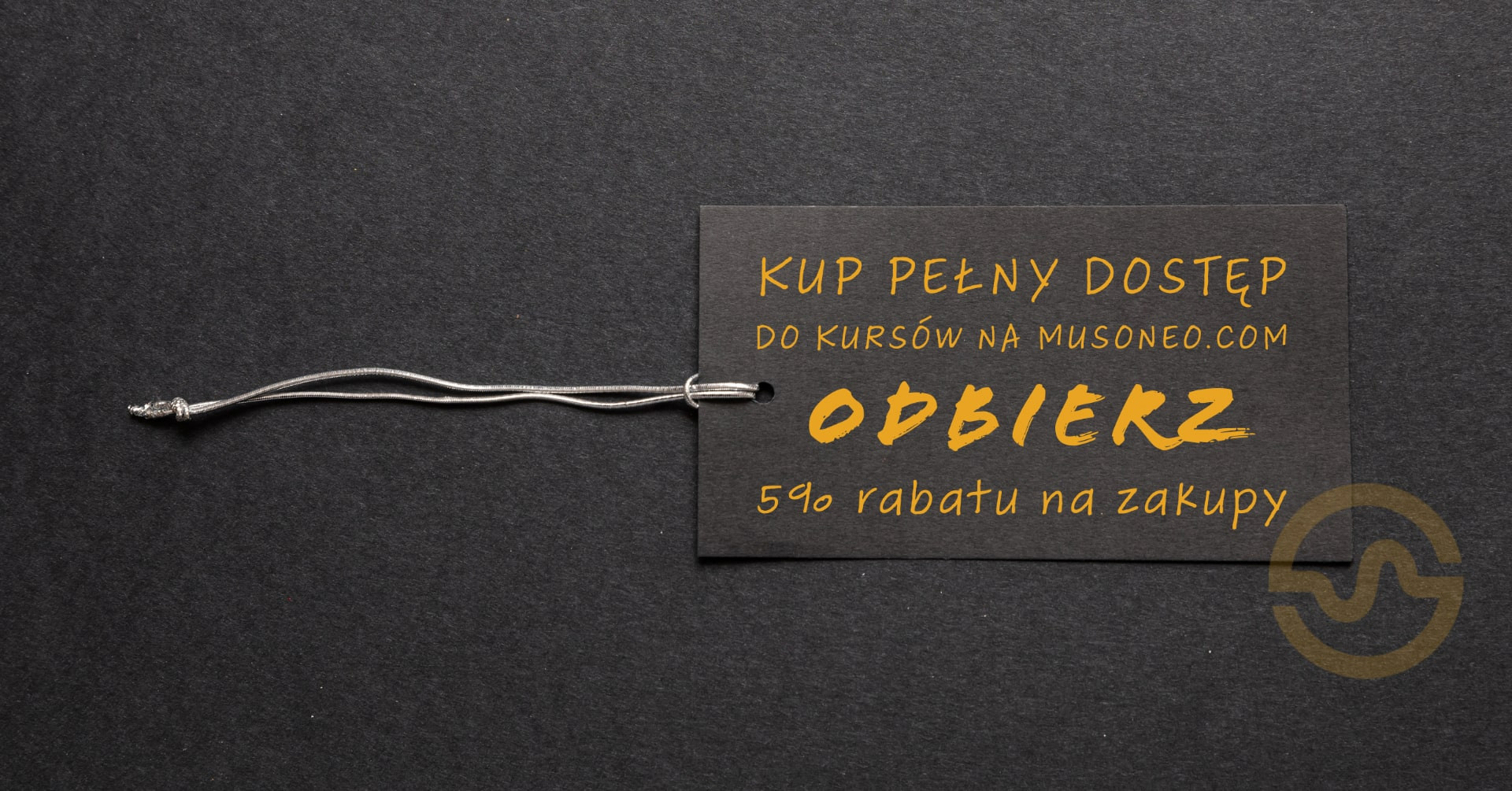 Kup pełny dostęp do kursów Musoneo i odbierz 5% rabatu na zakupy w naszym sklepie!