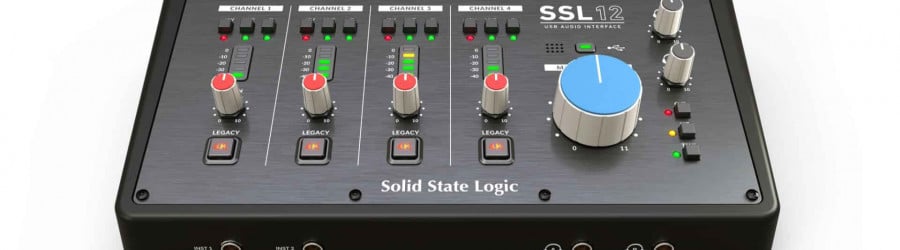 SSL 12 - nowy interfejs od Solid State Logic