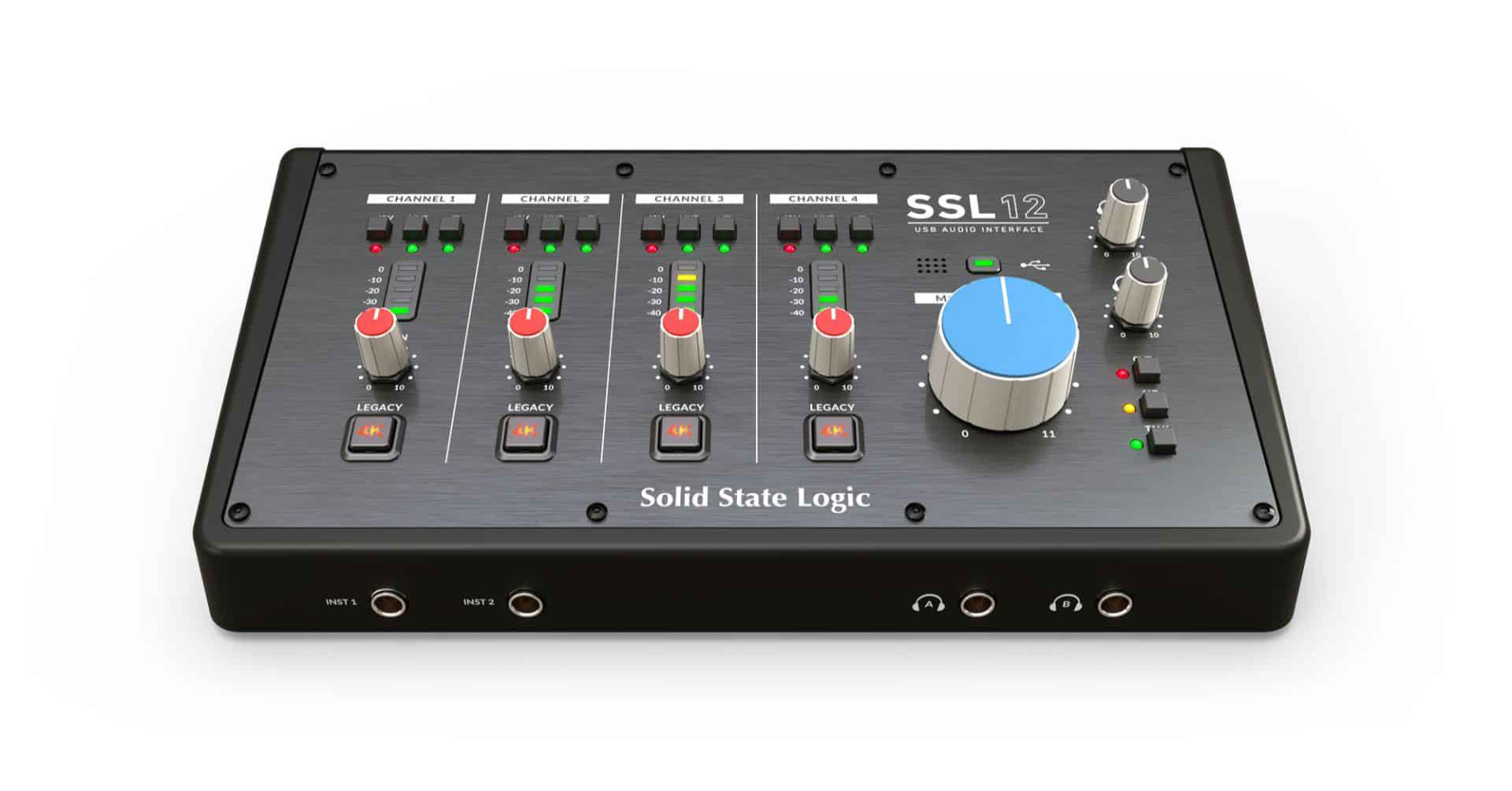 SSL 12 - nowy interfejs od Solid State Logic