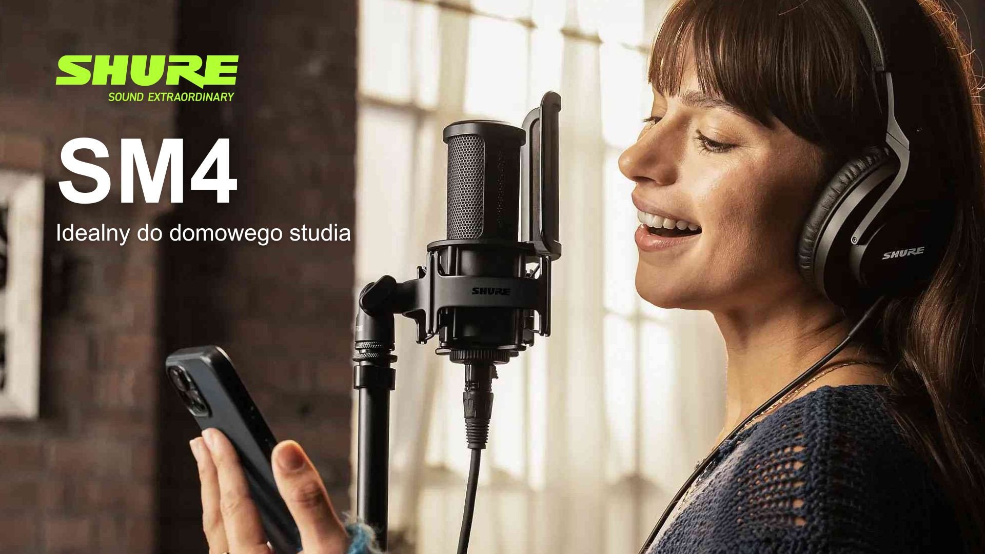 SHURE SM4 - idealny do domowego studia