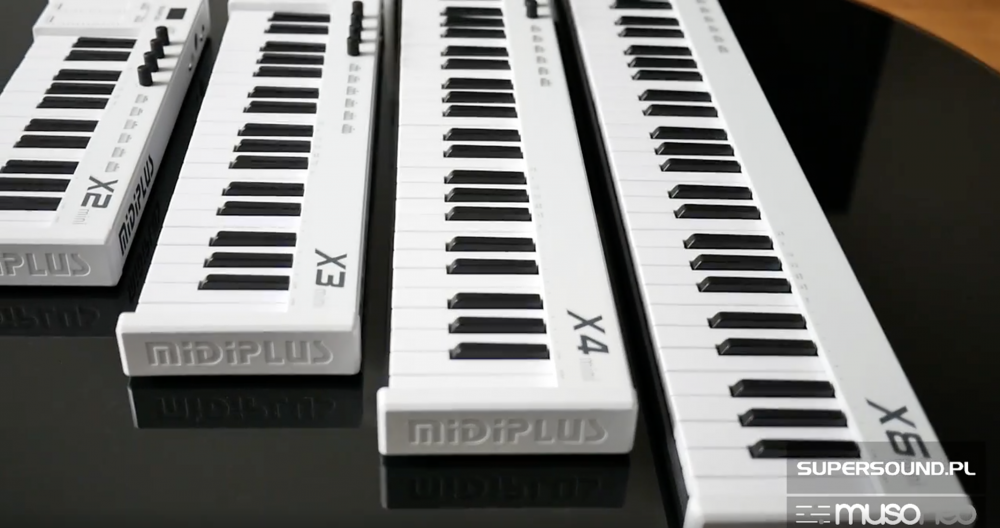 MIDIPLUS X2, 3, 4, 6 mini- prezentacja klawiatur midi