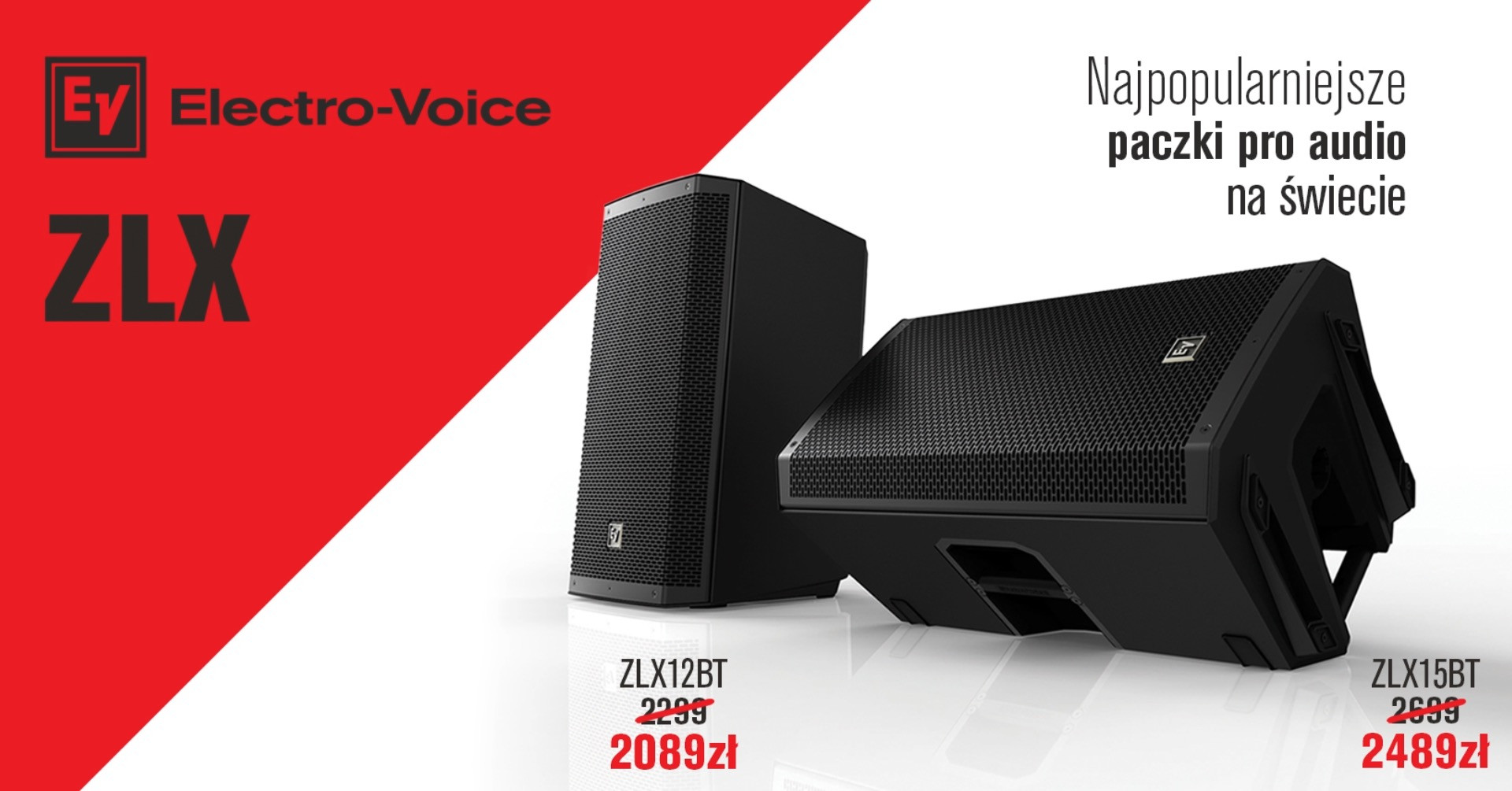 Głośniki Electro-Voice ZLX do końca września w nowej cenie!