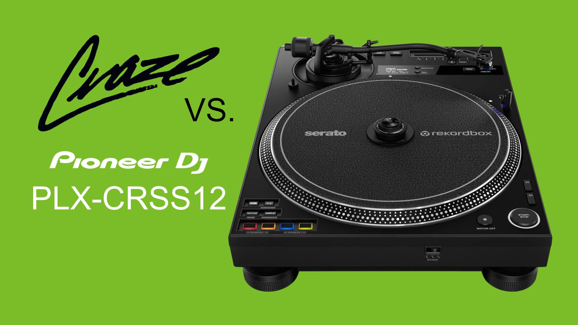 DJ CRAZE vs. Pioneer DJ PLX-CRSS12