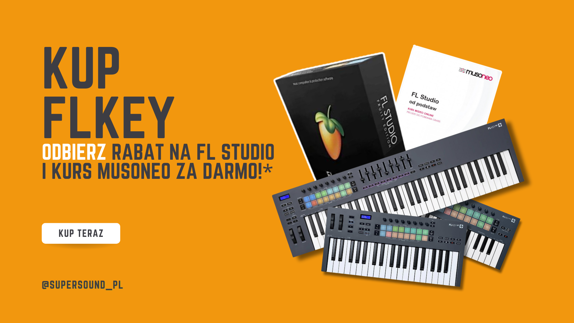 KUP FLKey i odbierz rabat na FL Studio oraz kurs Musoneo za darmo!
