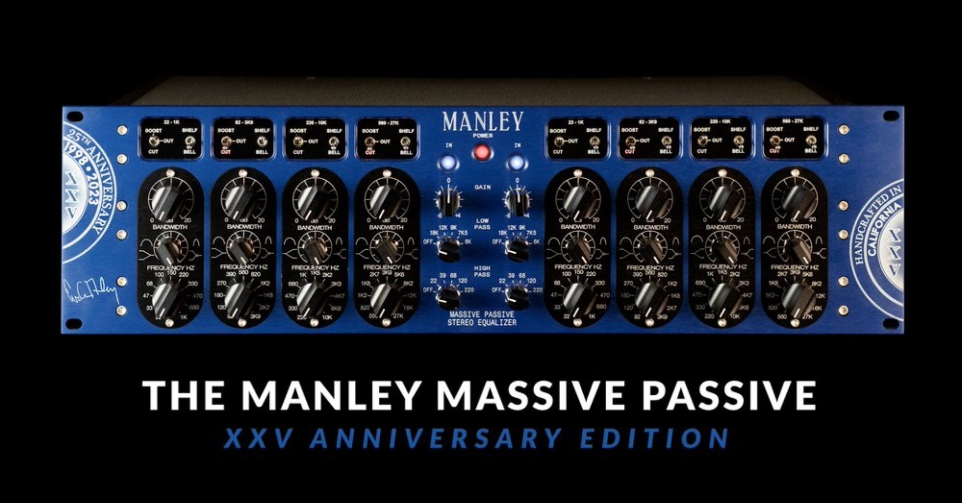 Manley Massive Passive XXV - specjalna jubileuszowa edycja kultowego equalizera