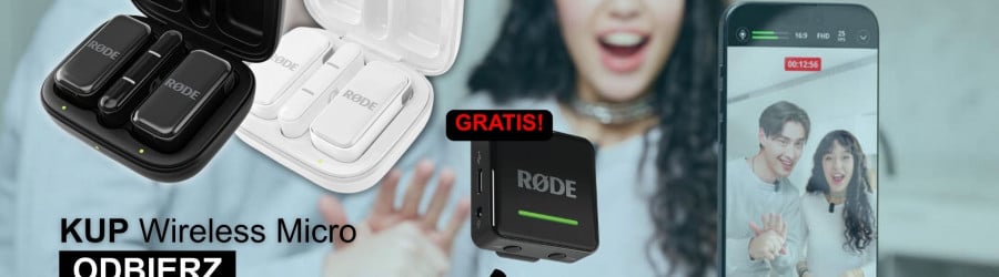 Promocja RODE: Odbiornik Wireless Micro Camera Receiver gratis!