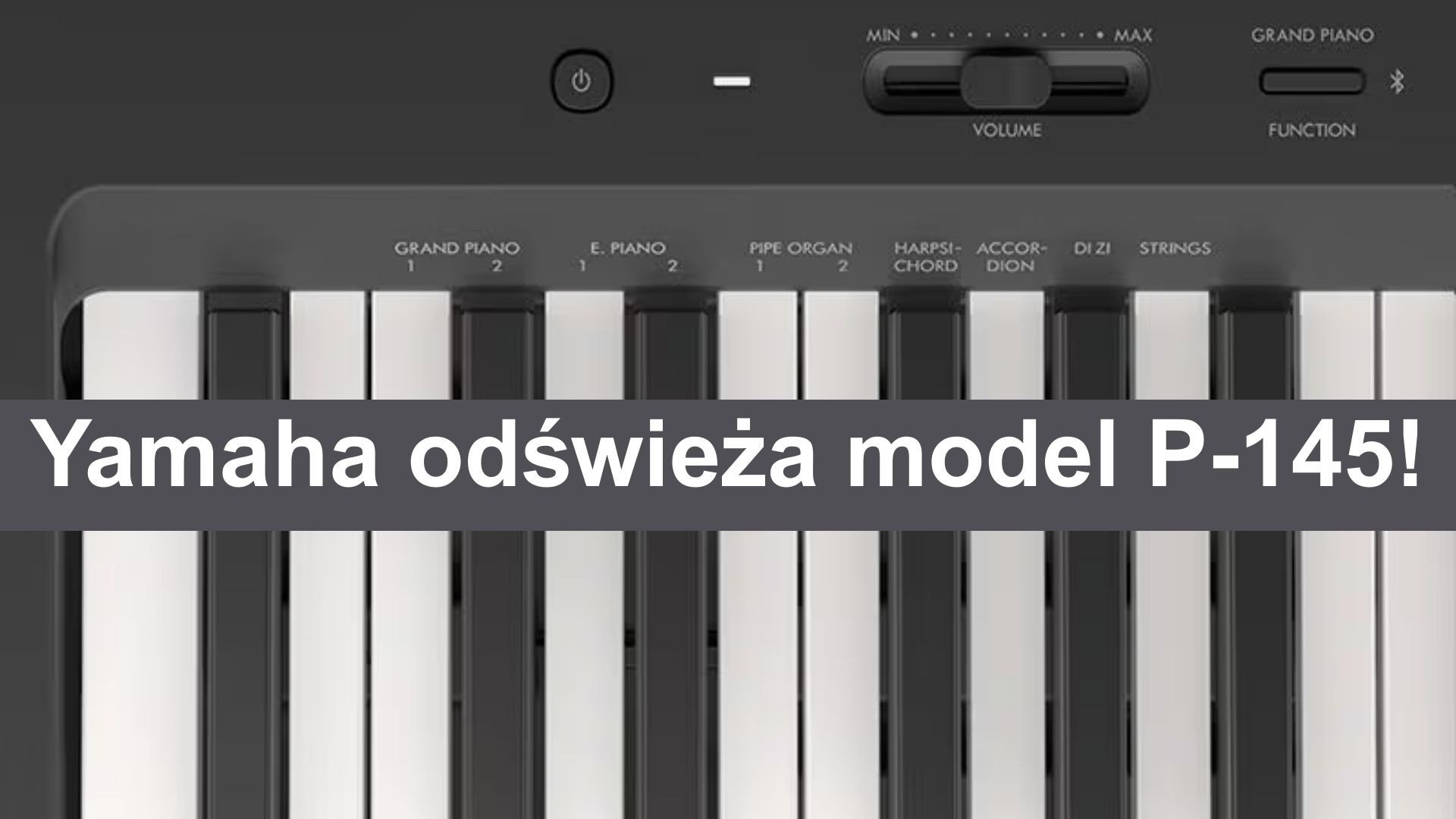 Yamaha P-145BT – Idealny wybór dla początkujących pianistów