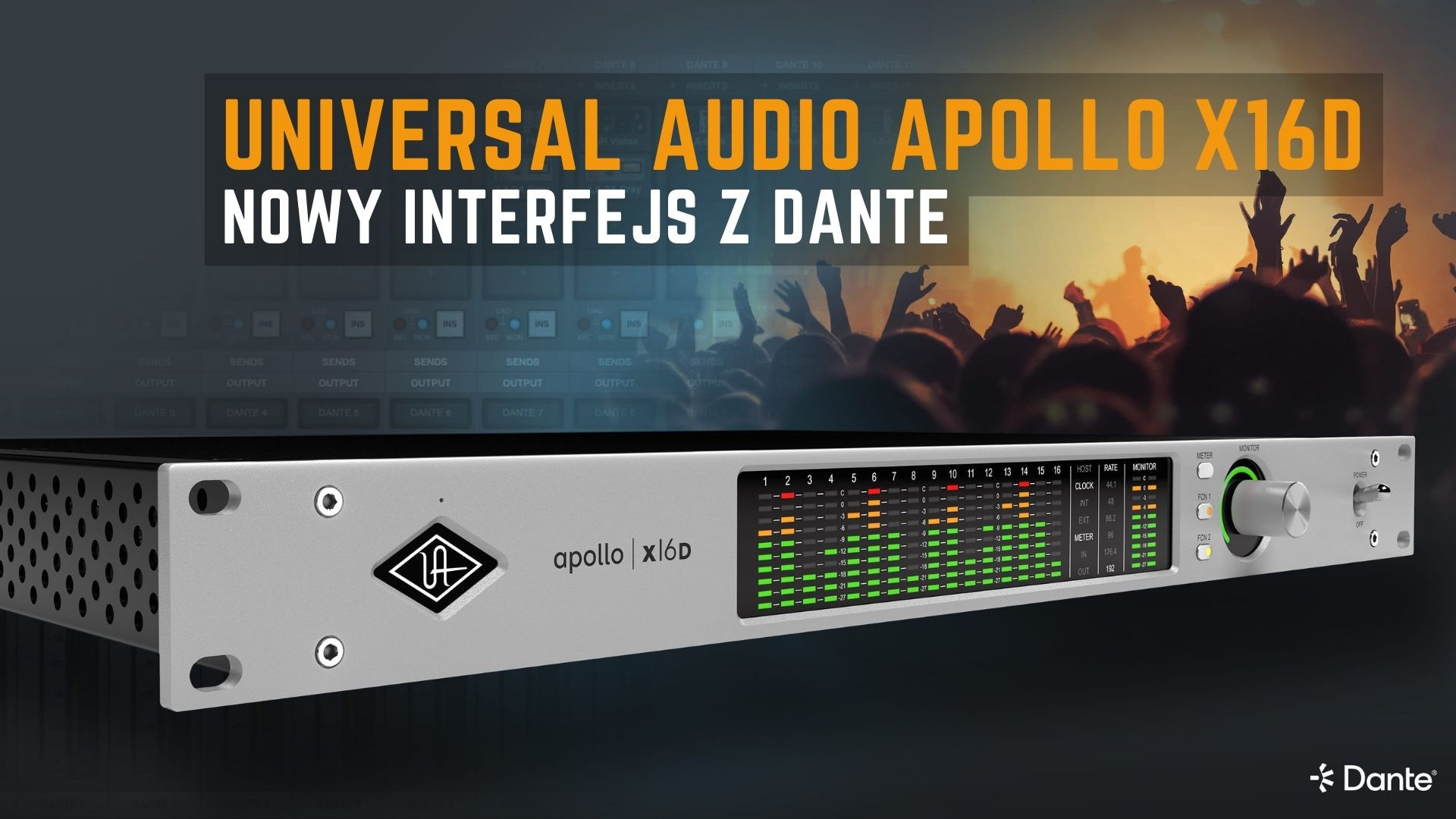 UNIVERSAL AUDIO zaprezentowało nowy interfejs APOLLO X16D