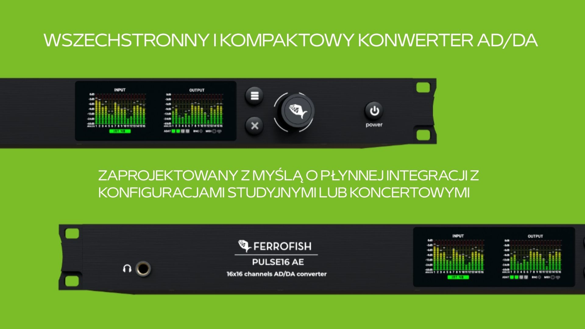 Ferrofish PULSE16 AE – Profesjonalny konwerter AD/DA do studia i na scenę
