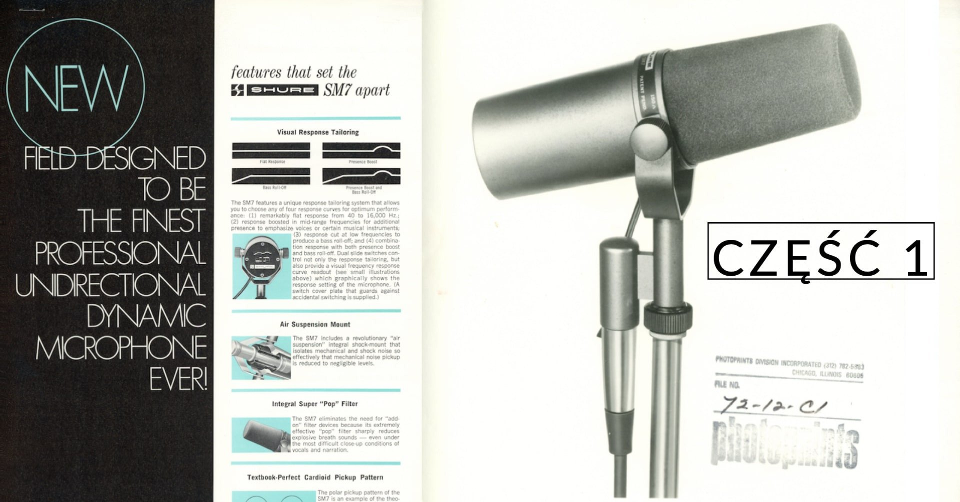 Narodziny legendy - 50 lat Shure SM7B | część 1