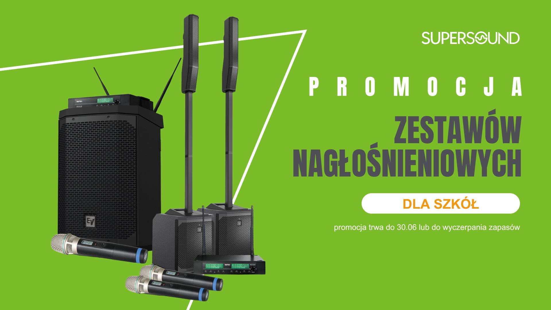 Idealne nagłośnienie na zakończenie roku szkolnego – teraz w promocji dla szkół!