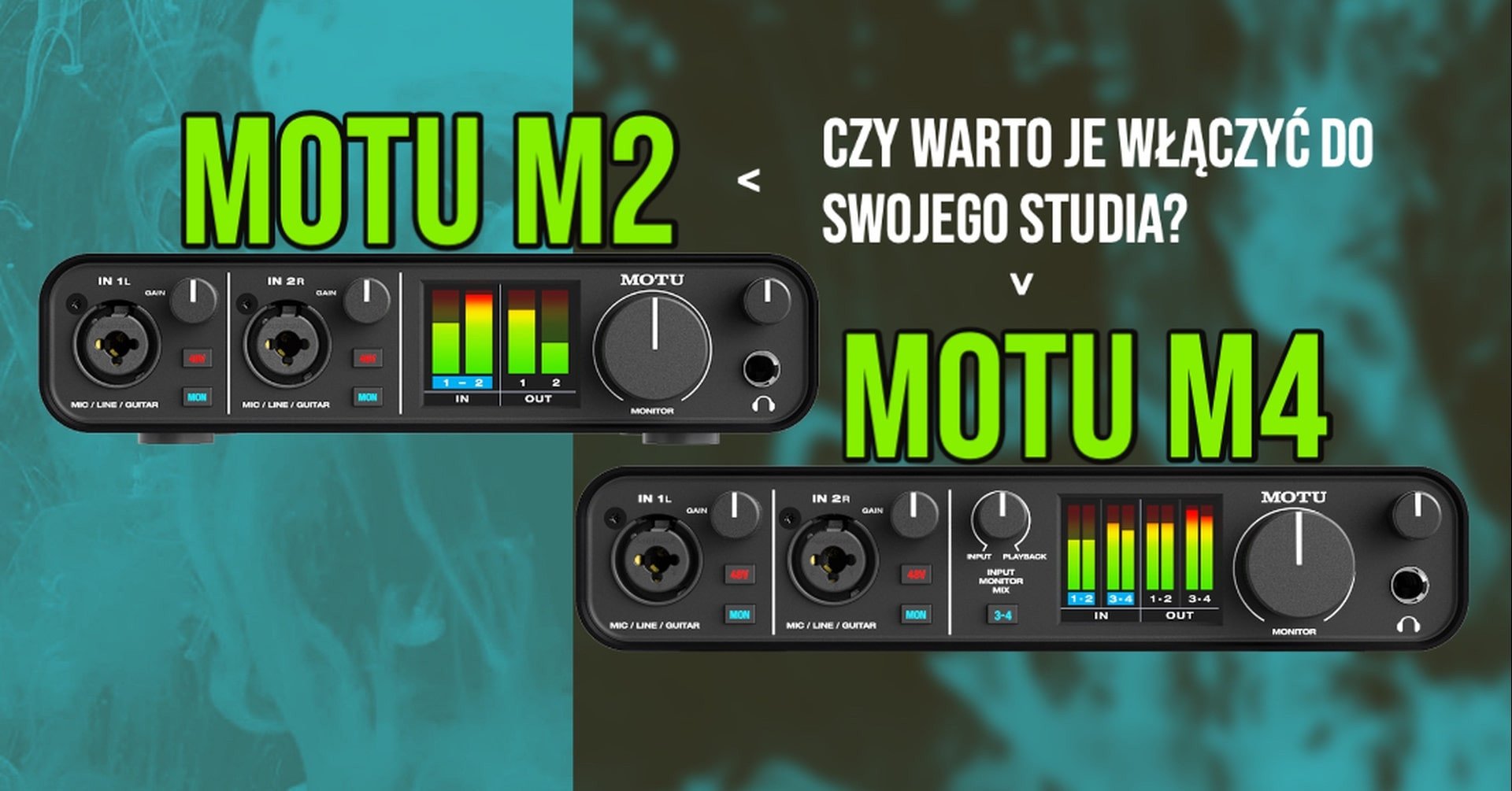 Interfejsy MOTU M2 i M4: czy warto je włączyć do swojego studia?