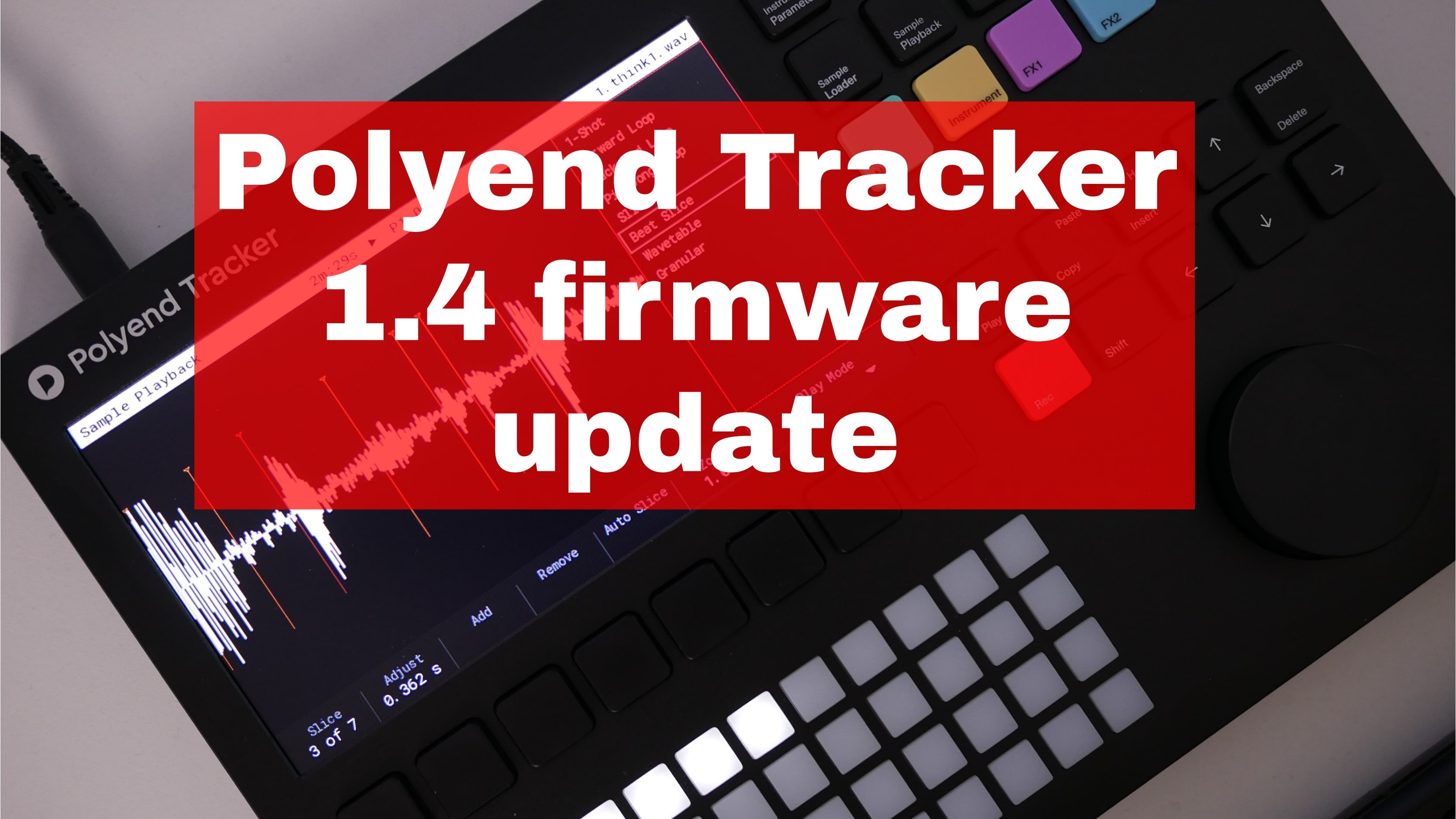 Nowy firmware Polyend Tracker w wersji 1.4