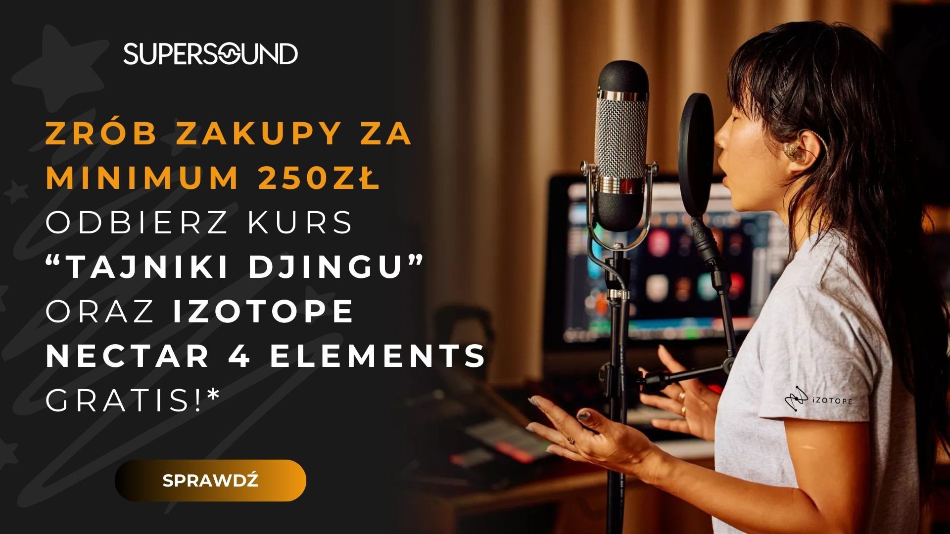 Odbierz Kurs „Tajniki DJingu” i iZotope Nectar 4 Elements GRATIS! - Grudniowa promocja w Supersound