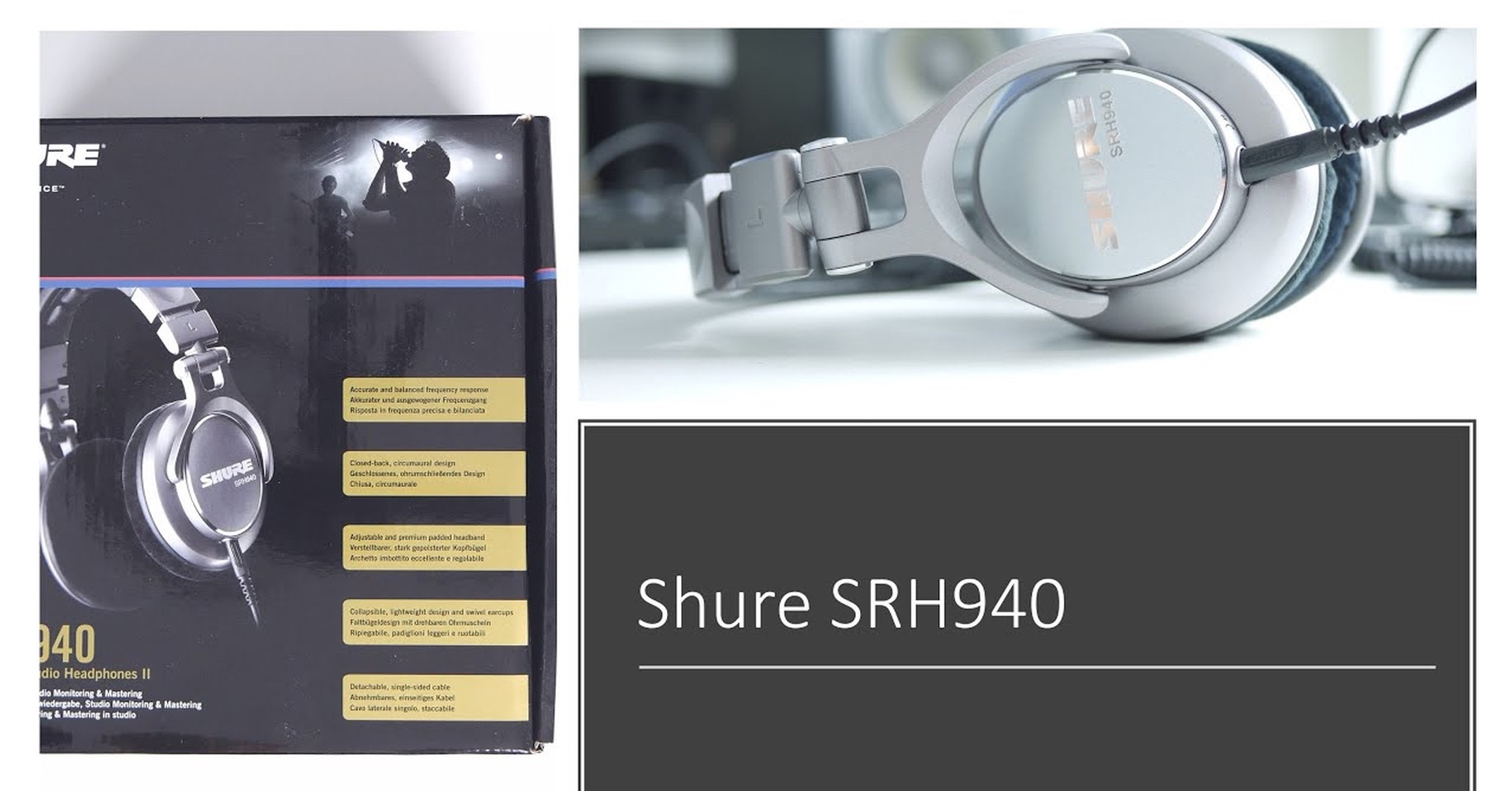 Shure SRH940 - TEST SŁUCHAWEK (video)