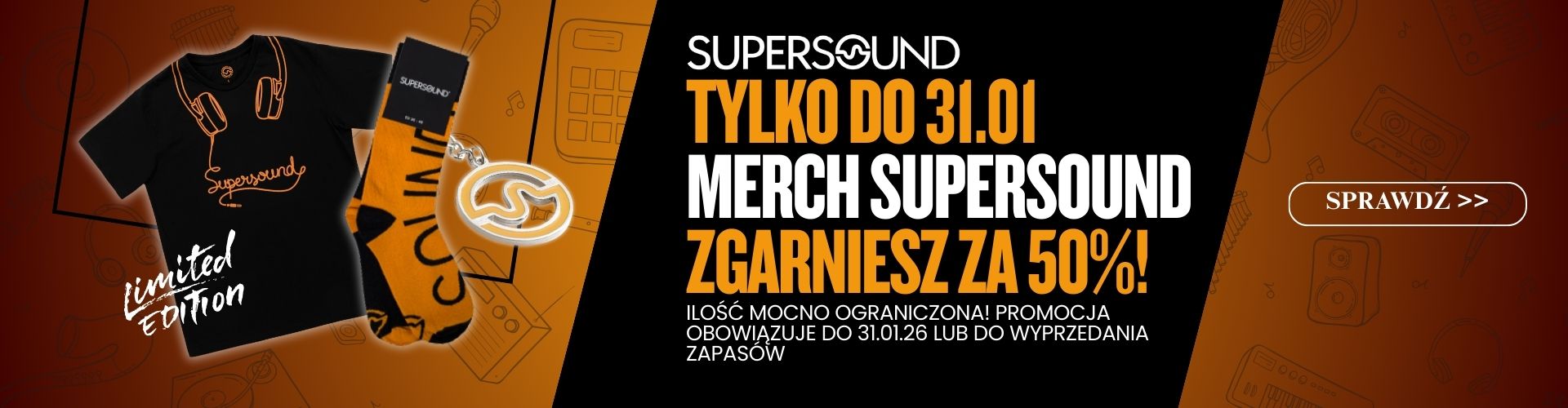 Merch Supersound 50% TANIEJ!