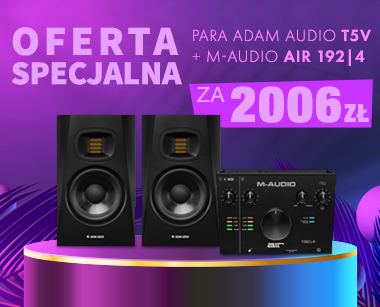 OFERTA SPECJALNA - Adam T5V + M-Audio Air 192/4