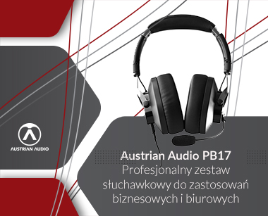 Austrian Audio PB17 - profesjonalny zestaw słuchawkowy do zastosowań biznesowych