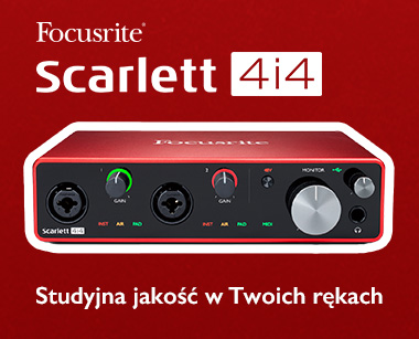 Focusrite Scarlett 4i4 - studyjna jakość w Twoich rękach